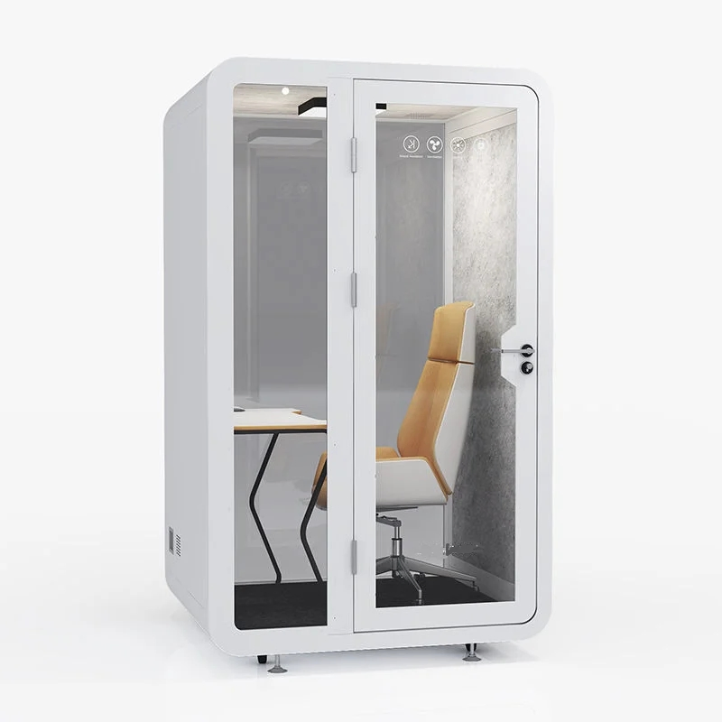 Quiet Acoustic Soundproof Steel Frame Phone Booth for Office Indoor Recording Studio for Home Outdoor Use Big Size Apartments