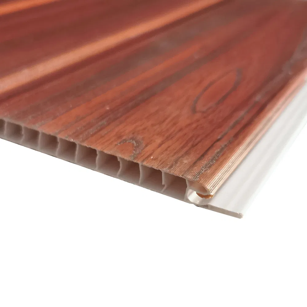 250/300mm Tablilla PVC PARA Cielo Raso Plastic Laminated False Ceiling 2 Groove