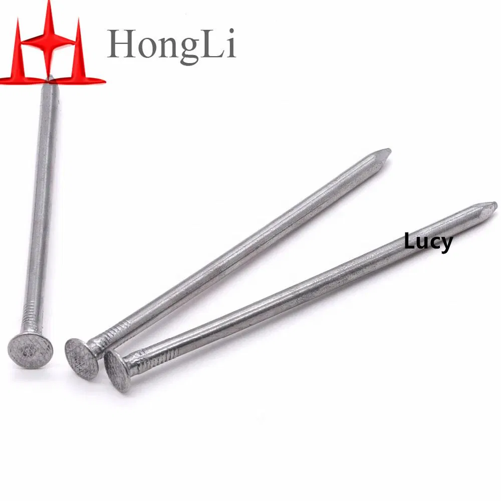 4D to 20d Electro Galvanized Common Round Wire Nails with 25kg Box