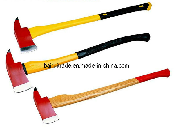 Splitting Axe and Fireman Axe with Fibre Handle