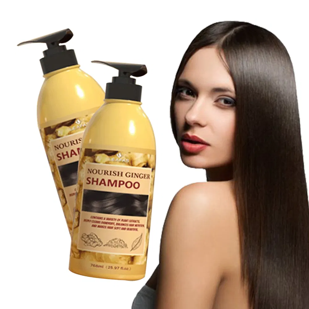 Deep Cleaning Anti-Hair Loss Ginger Shampoo and Conditioner for All Hair Type