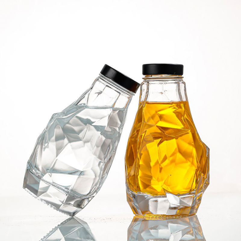 350ml Empty Glass Honey Bottles Jars Glass Bottle for Honey