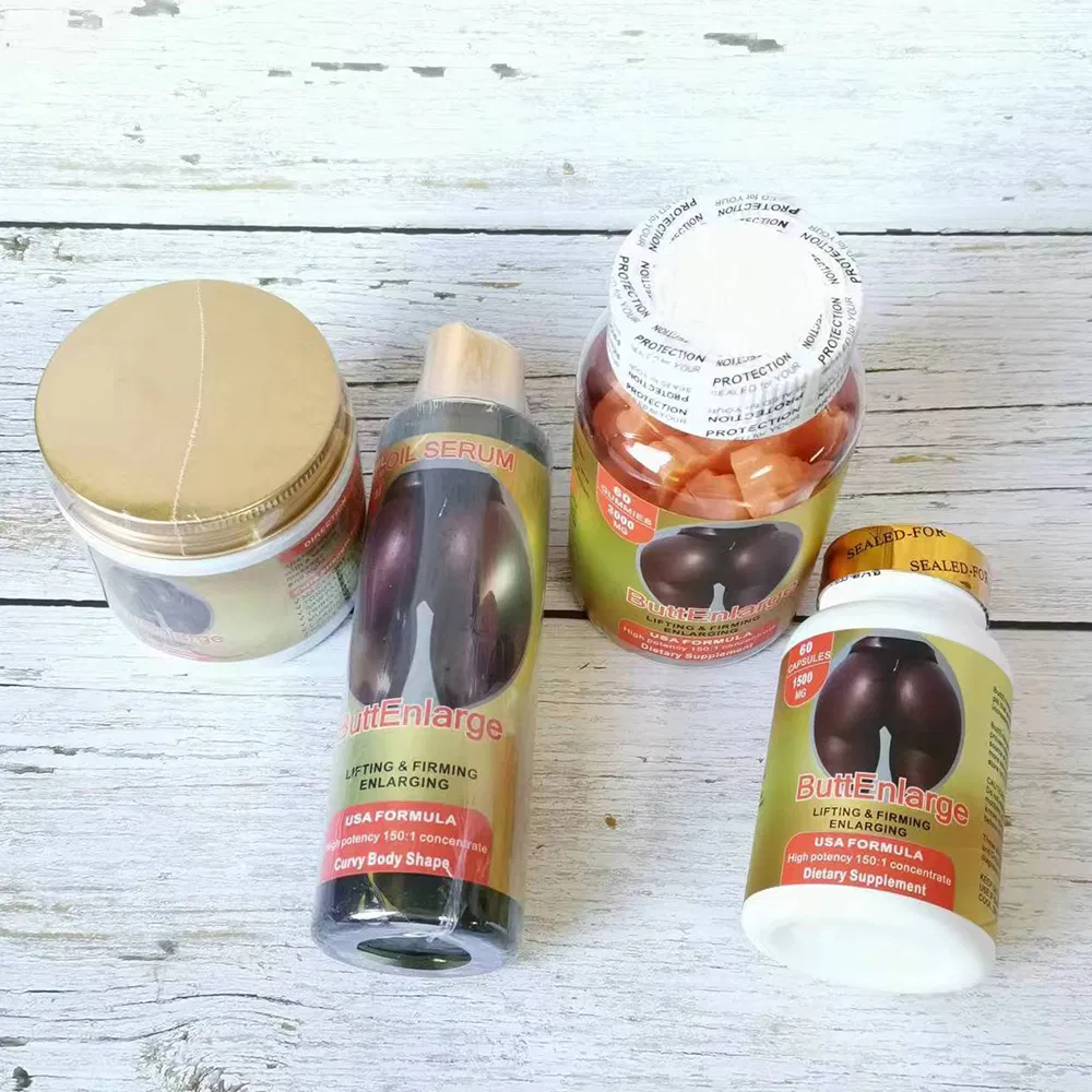 Maca HIPS and Butt Enhancement Cream Enhance Your Butt and HIPS Look Africain Big Butt Enlargement Cream Oil Pills Set