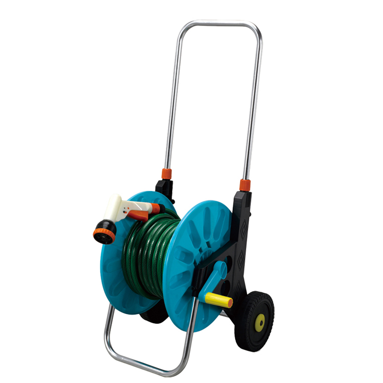 20 Meters Garden Hoses Reel for Home Use Aluminum Garden Cart