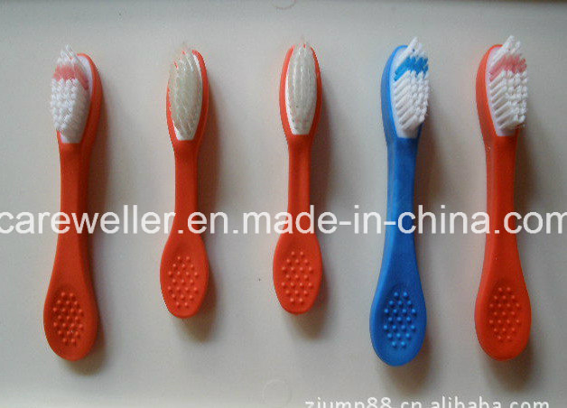 Small Safety Prison Toothbrush with Soft Rubber Handle