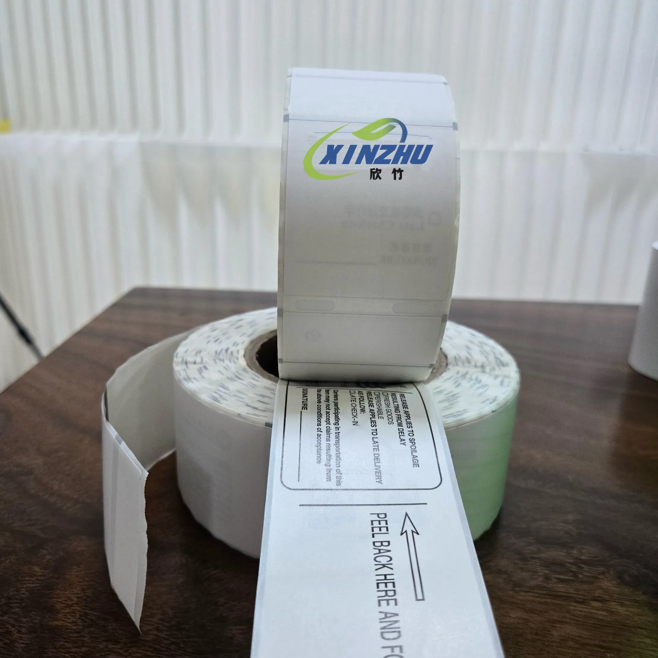 Airline Self Adhesive Thermal Label Baggage Tag for Airport Luggage Check