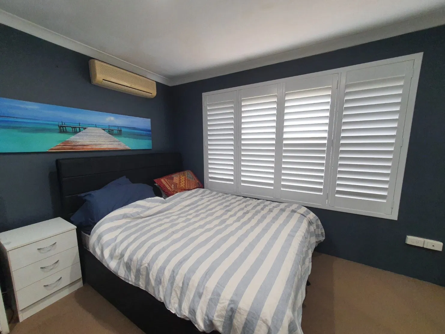 Factory Price Wooden Custom Shutters Interior PVC Plantation Shutters Direct From China