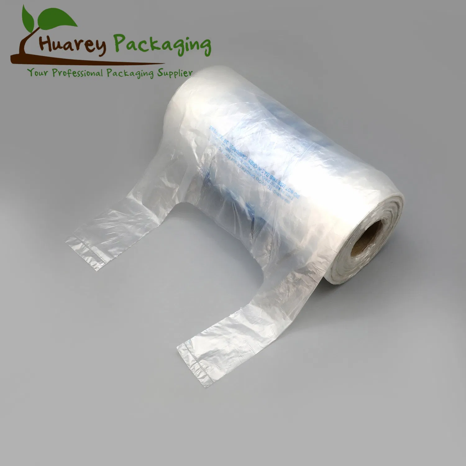 Plastic Water-Proof Transparent Clear HDPE T-Shirt Bag
