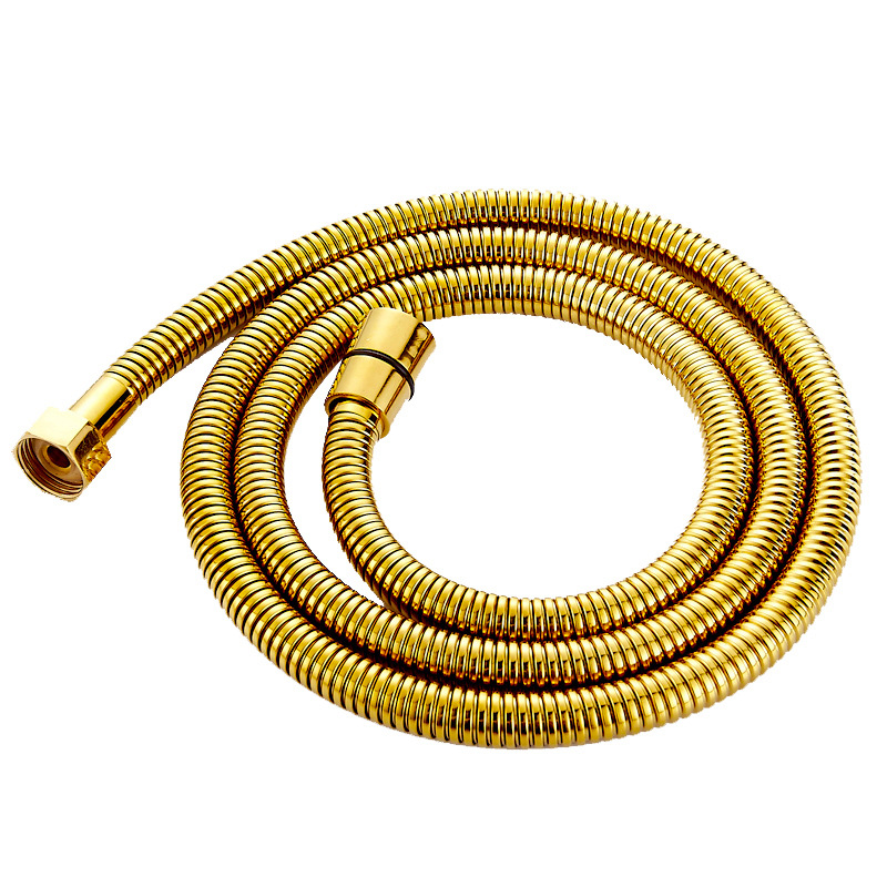 Stainless Steel Double Lock PVC Golden Shower Hose