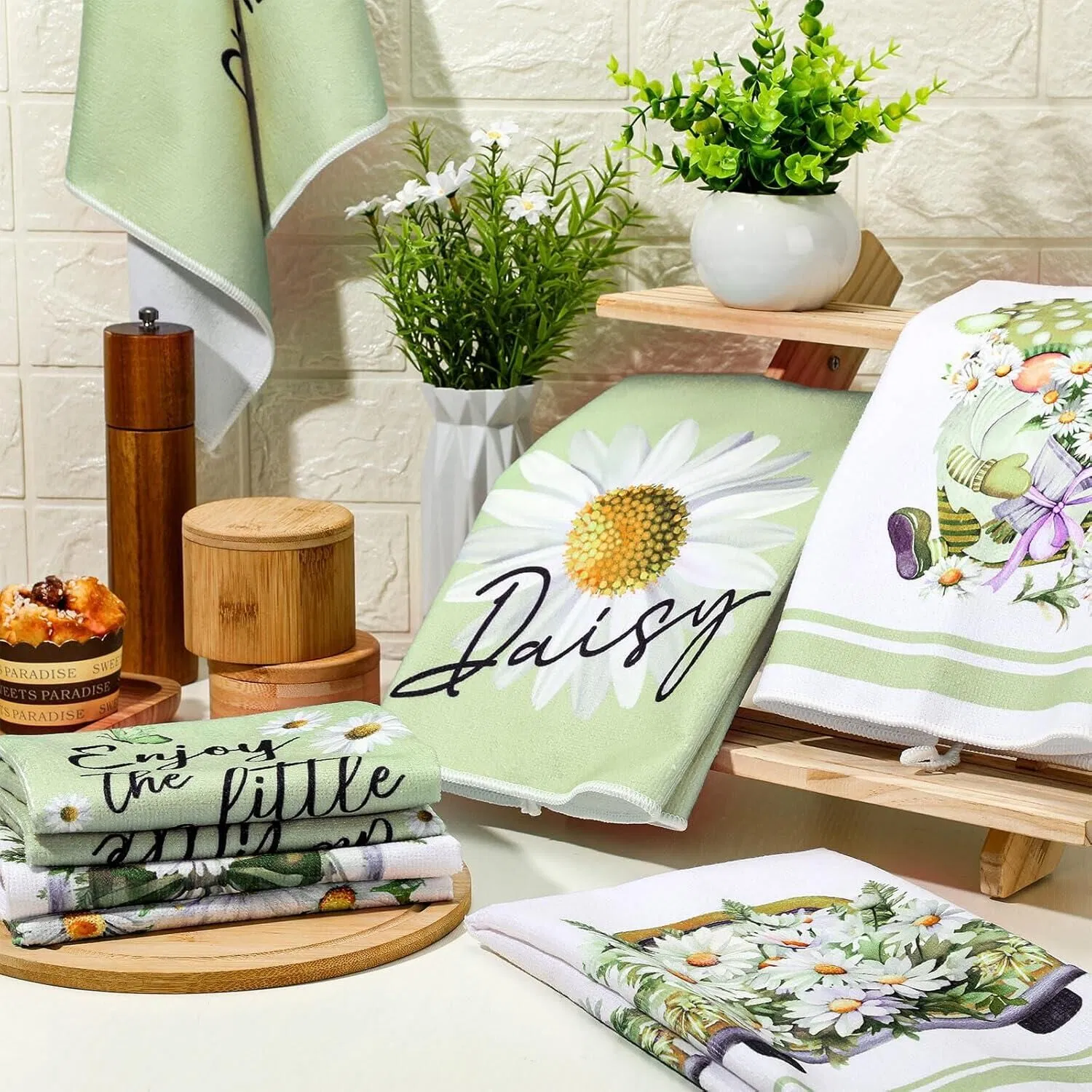 Premium Cotton Dish Towels for Effortless Kitchen Cleaning