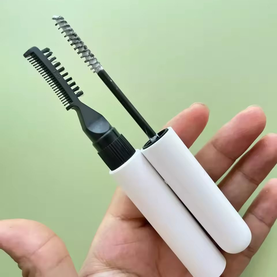 Waterproof Transparent Mineral Private Label Styling Repair Clear Eyebrow Gel with Double Head for Eyebrow Makeup