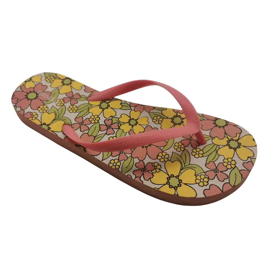 New Design Custom Logo Hotel Guest Summer Slide Slippers PU PVC EVA Outdoor Non-Slip Flip Flop for Women