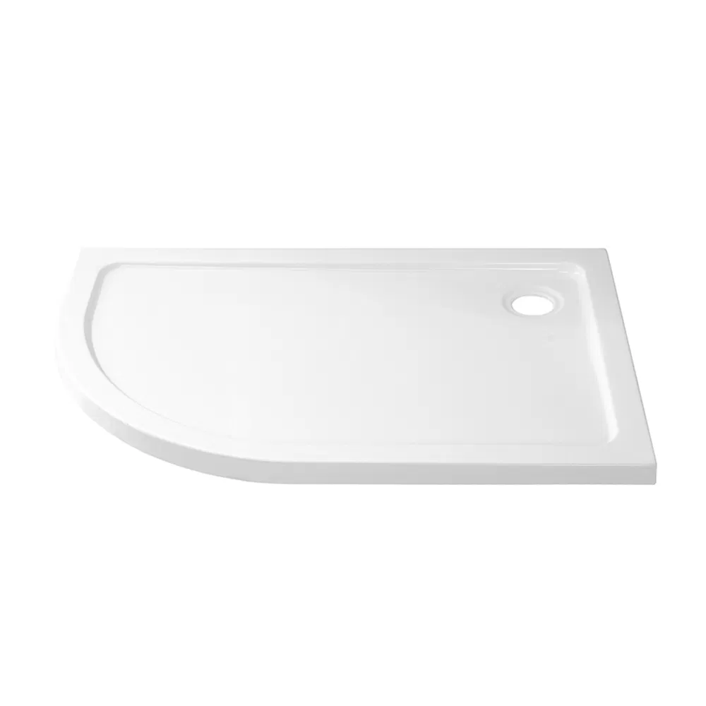 800X800X140mm Corner Acrylic Shower Tray