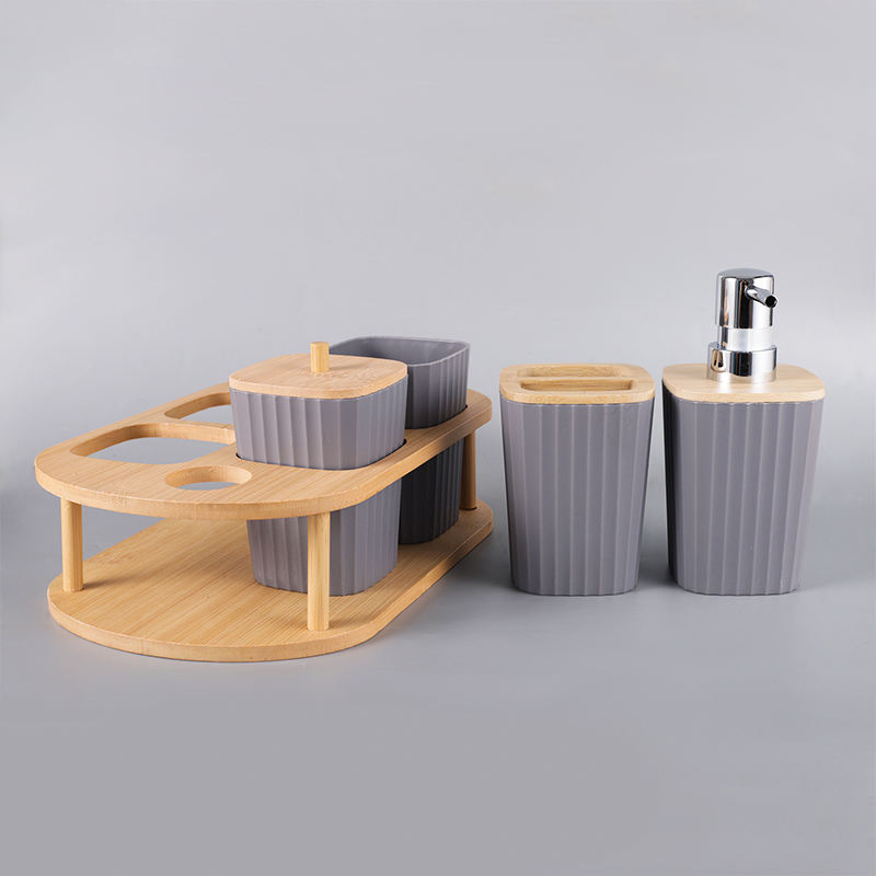 Custom Bathroom Set and Bath Accessories for Home and Hotels Tooth Brush Holder Cotton Box