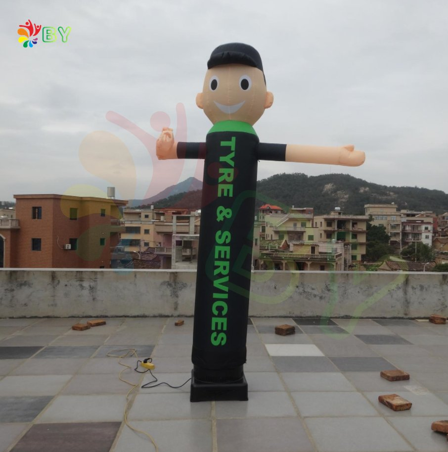 Boyan Custom Advertising One Legged Air Dancer Santa Mini Inflatable Dancer