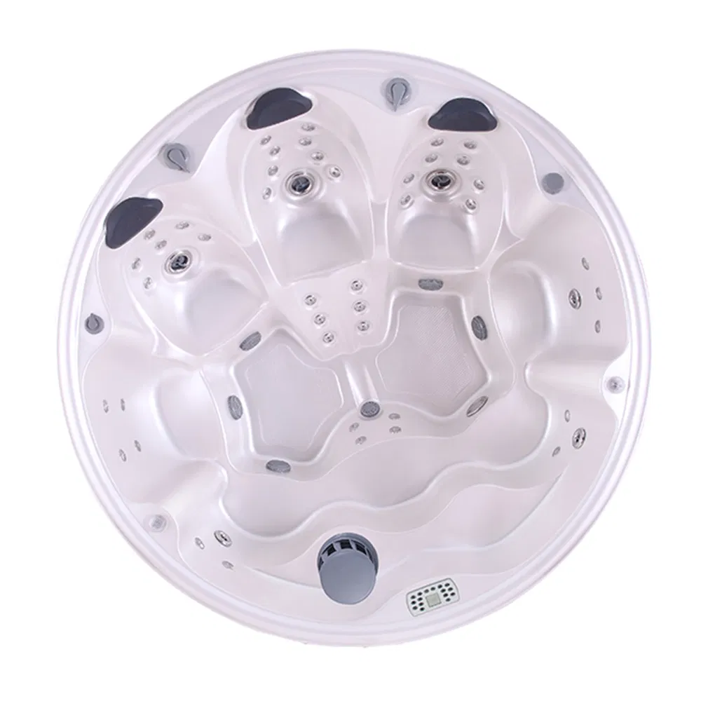 Круглый спа-бассейн на 7 человек с гидромассажем