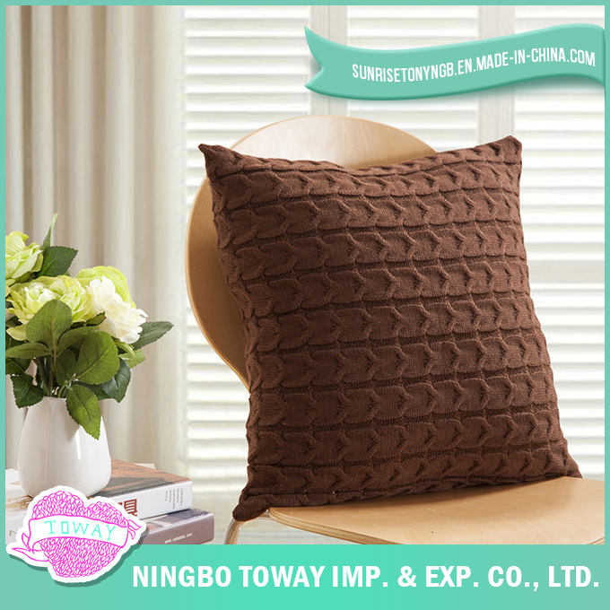 Wholesale White Beautiful Organic Cotton Decorative Pillowcase 40X40