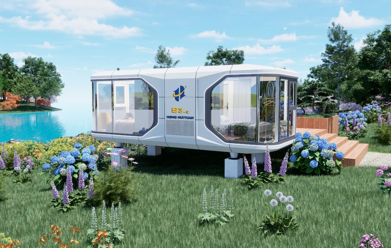 S3-2 Prefabricated Capsule House for Medical Isolation Units with HEPA Filtration System