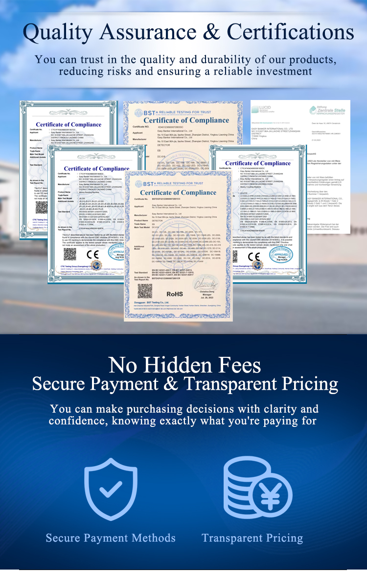 DC-118AB Portable banknotes detector tools money detector machines