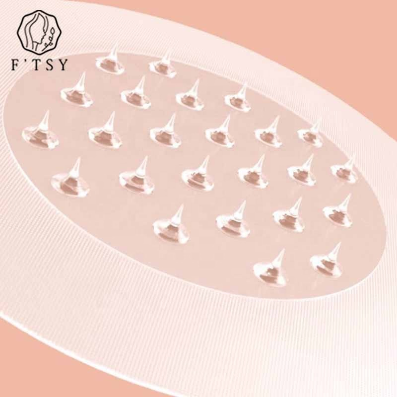 Private Label 9 Patches Transparent PE Film Hydrocolloid Microneedling Acne Pimples Patches Micro Needle Sticker