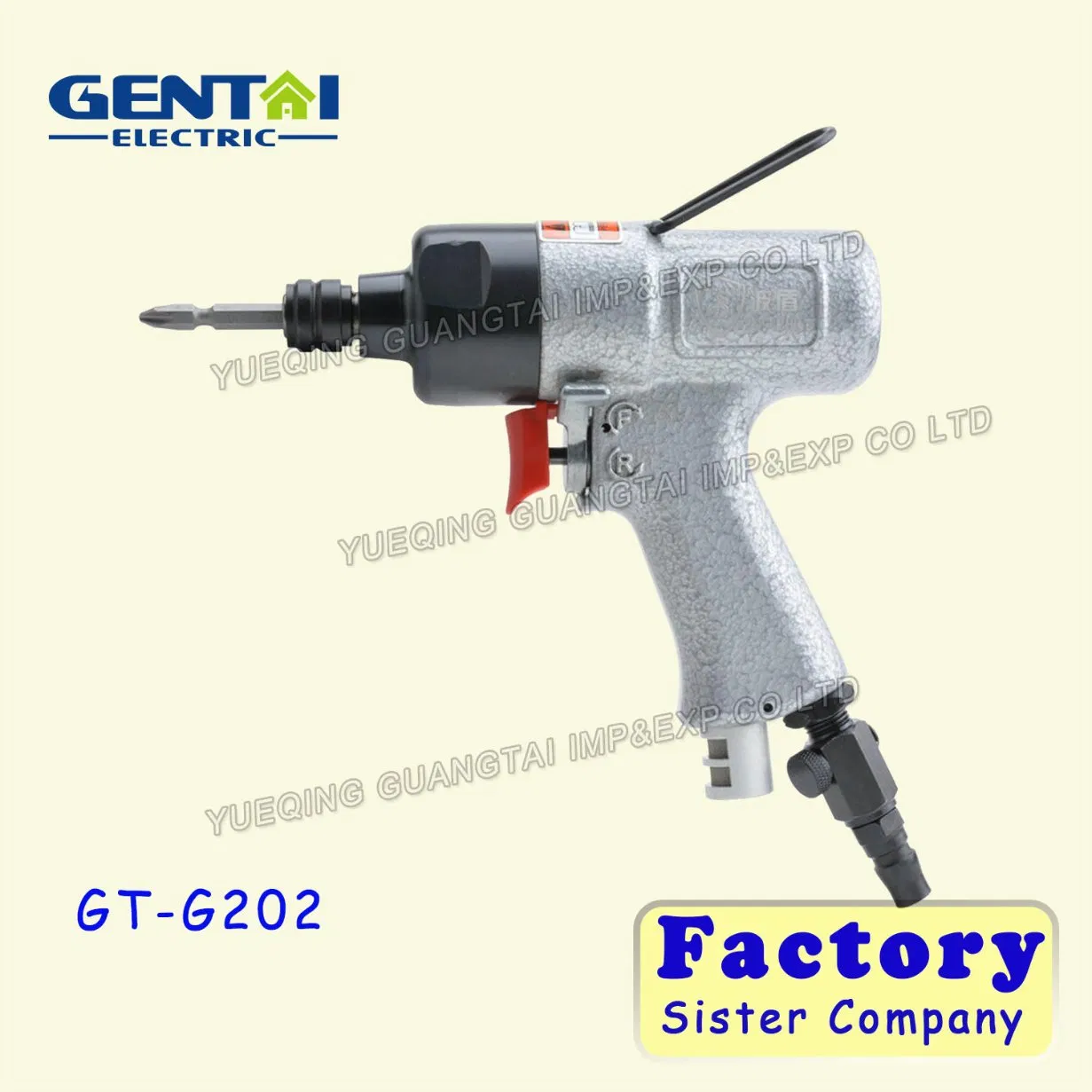 Пневматическая отвертка GENTAI GT-G202, 90 градусов