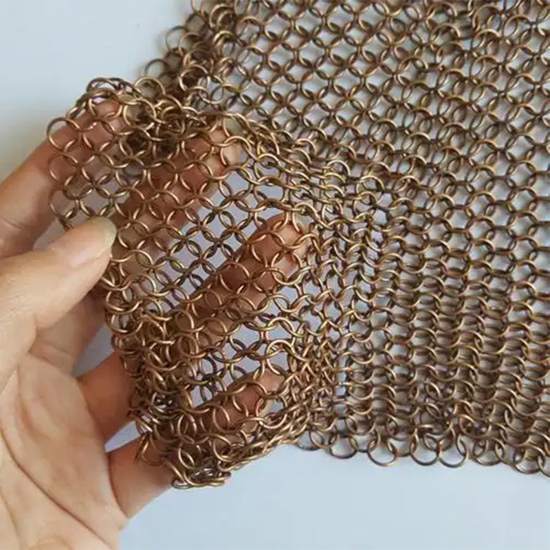 Chainmail Curtain Decorative Ring Metal Mesh Curtain