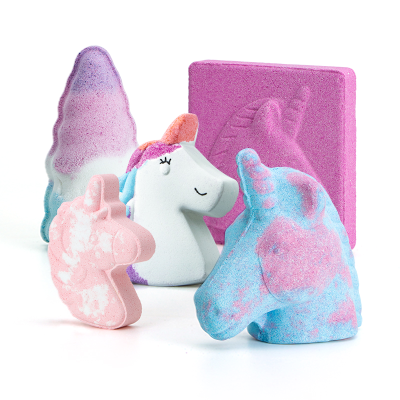 160g Handmade Two Colors Mix Natural Special Shaped Bath Bomb for Interesting Bath