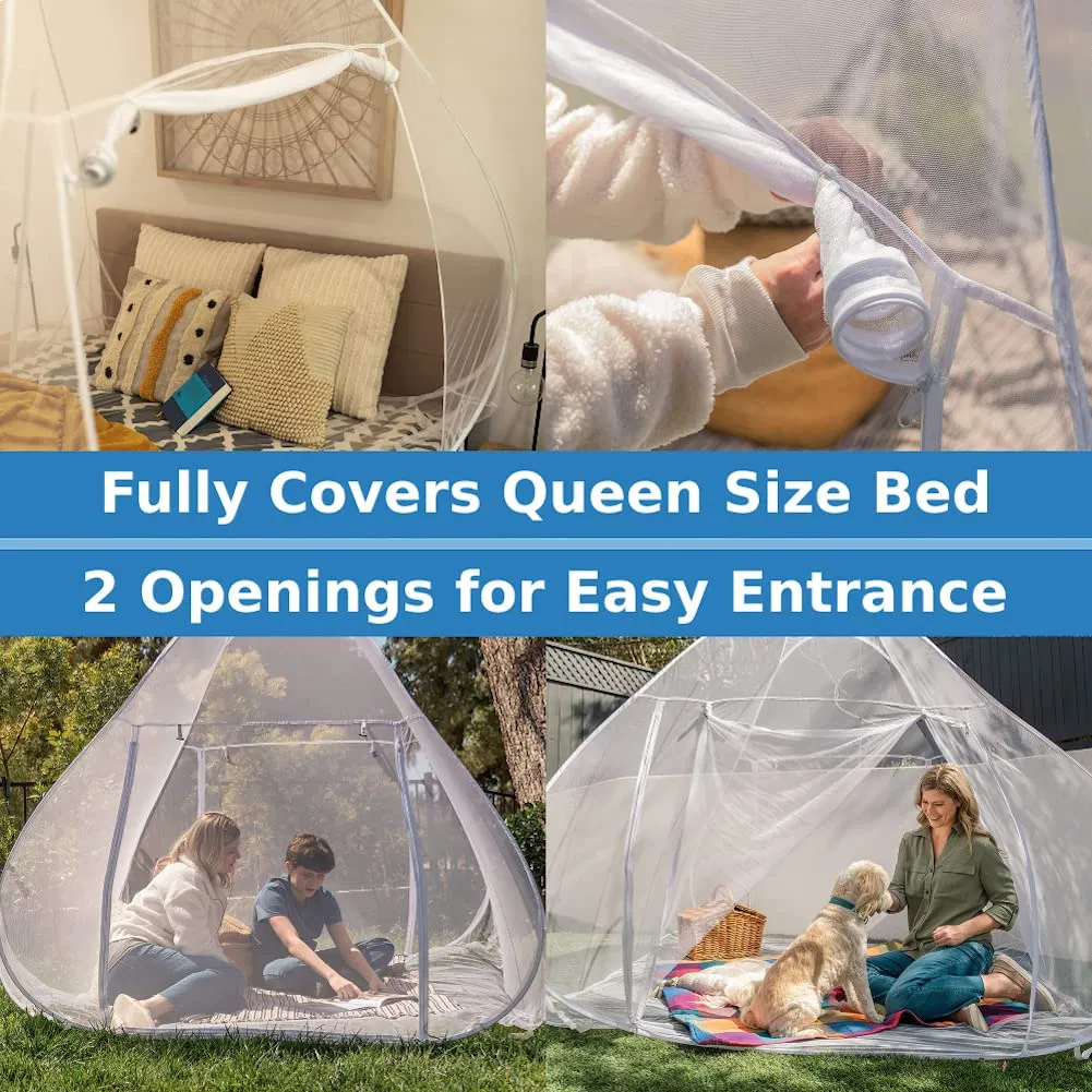 Mosquito Net Pop up Ten Large Bed Tent Mosquito Net Canopy Outdoor Bed Tent Insect Screen