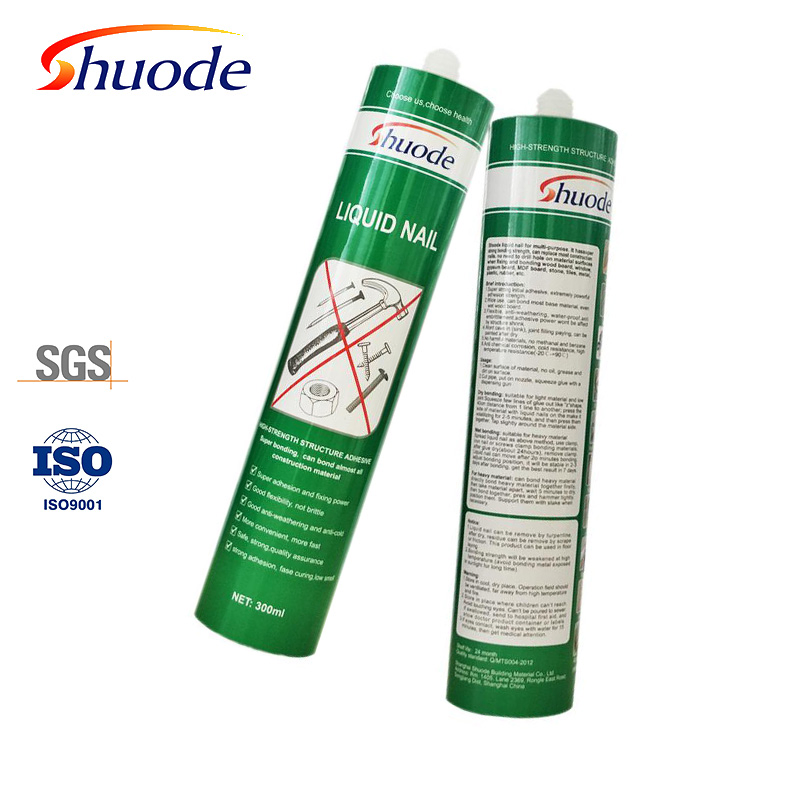 Strong Adhesive Liquid Nail for Custom Color Construction Needs