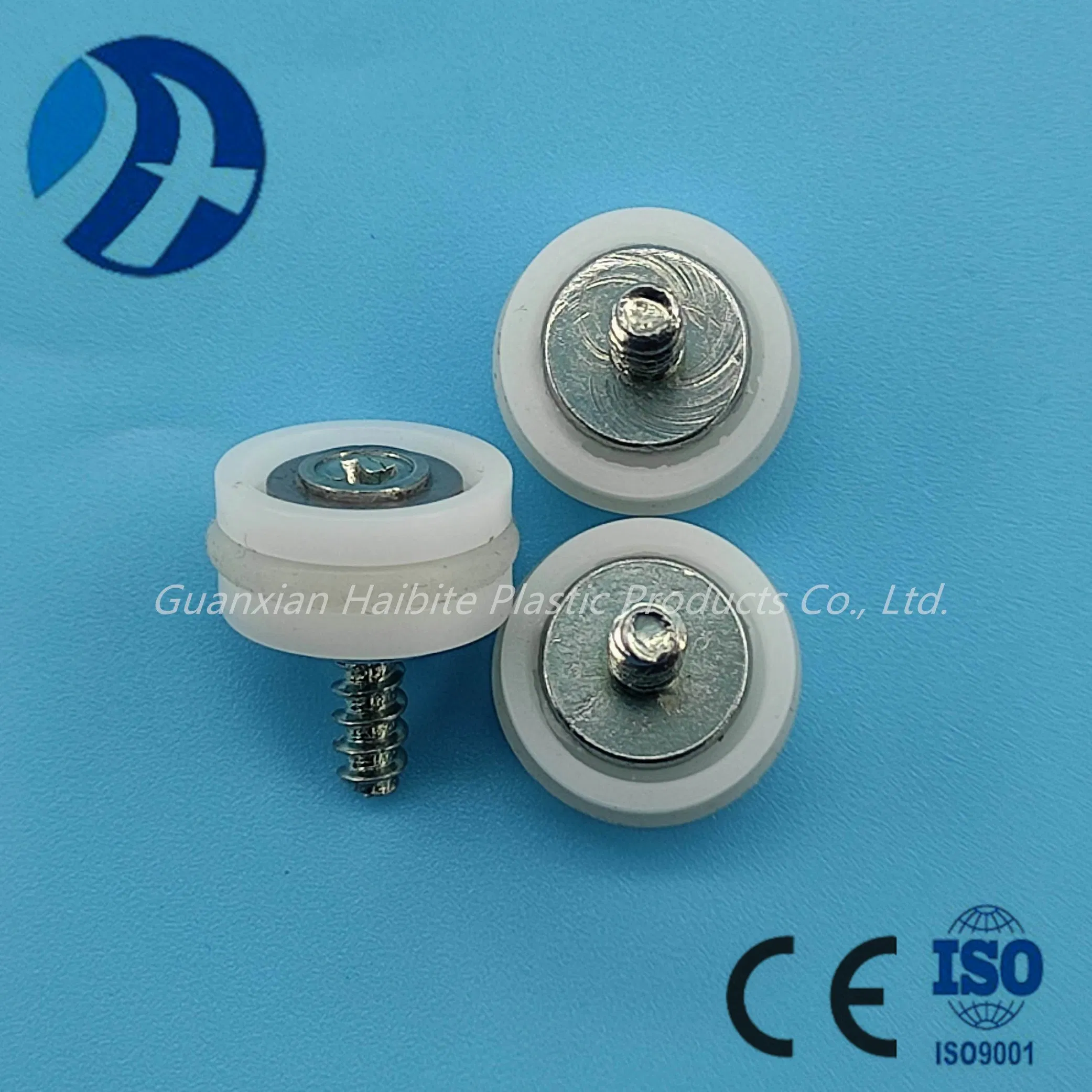 China Factory Plastic Nylon Pulley Size 10.8*15*7.5mm Plastic with Screw Roller