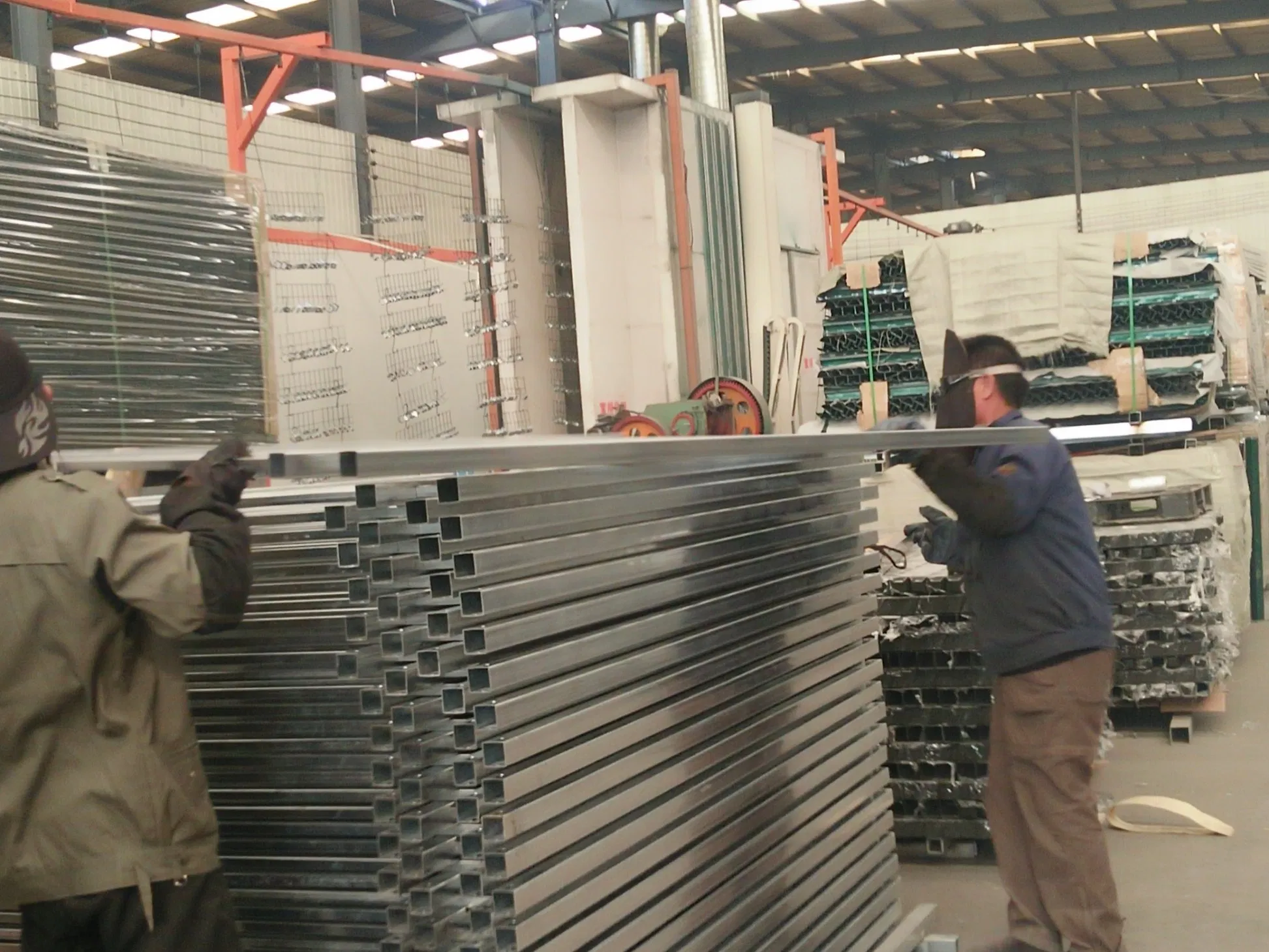 Modern Metal Garden Fence Galvanized Picket Wrought Iron Fence Panels for Sale