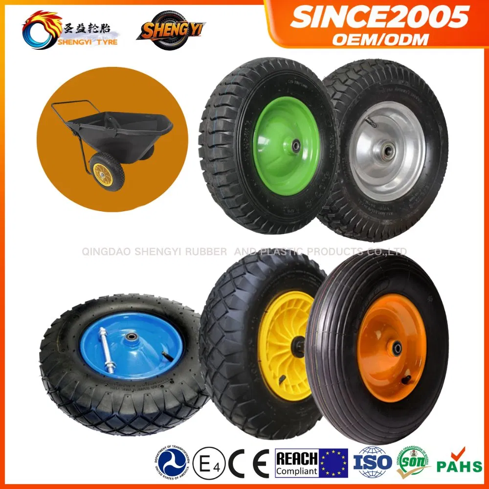 6 8 10 12 14 16inch Industrial-Grade Pneumatic Rubber Wheels for Heavy Loads