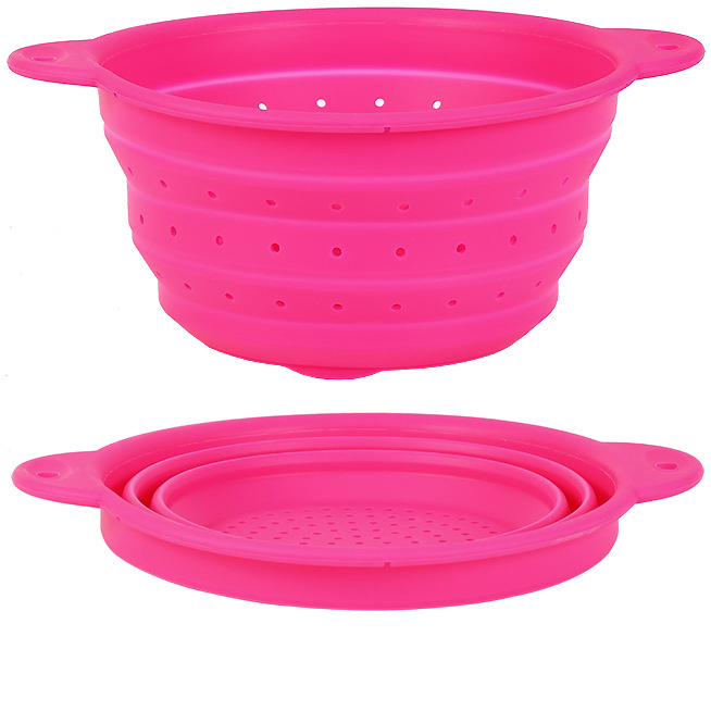 Collapsible Colander with Foldable Basket for Kitchen Efficiency