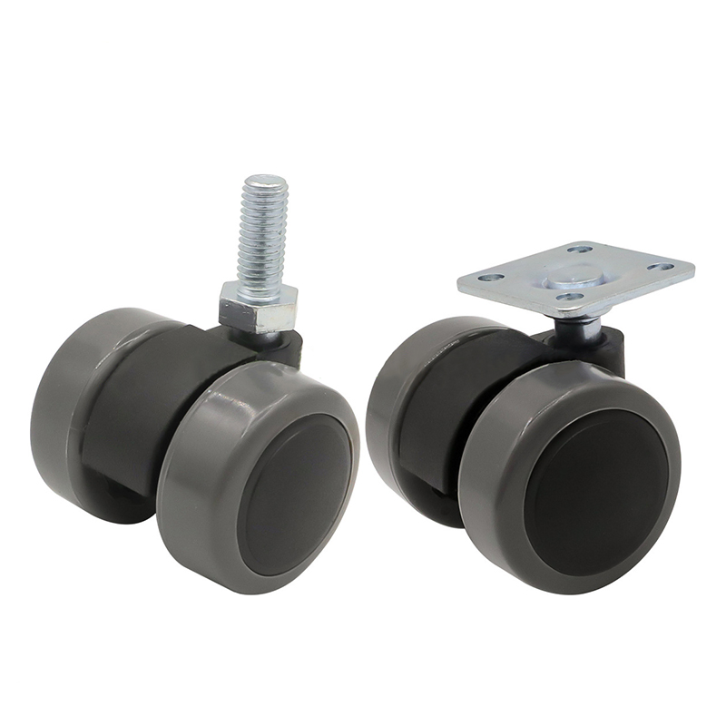 Manufacture Heavy Duty Nylon Adjustable Caster Furniture Office Wheel Locking Furniture Casters