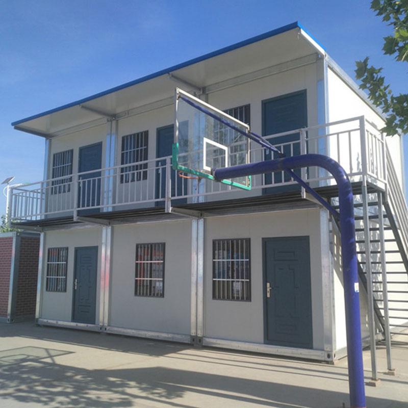 20FT Portable Container House Modular Home Prefabricated Steel Office Morden Design Flat Pack Container House