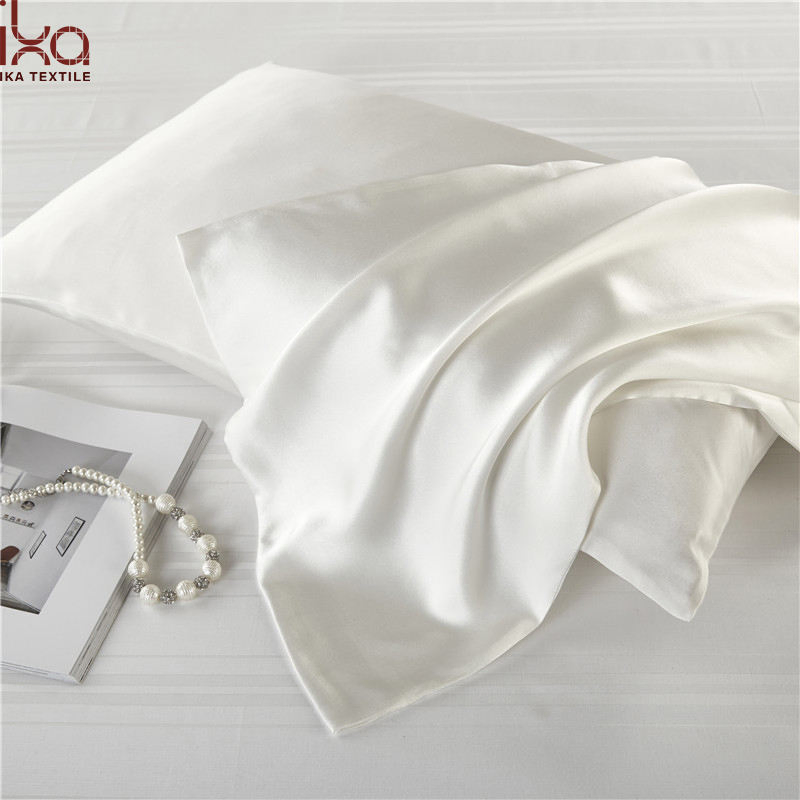 Textile Soft Both Sides King Size Designer Baby 19mm Silk Satin Pillow Cover for Hair