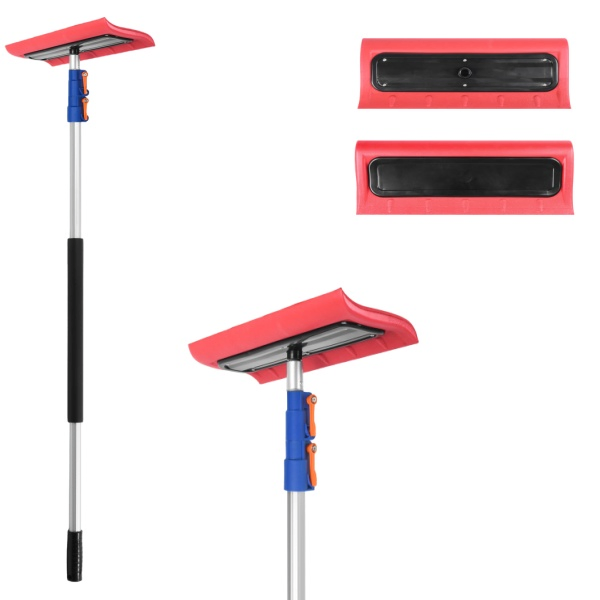 Extendable Soft Foam Pad Car Snow Rake with Extension Pole
