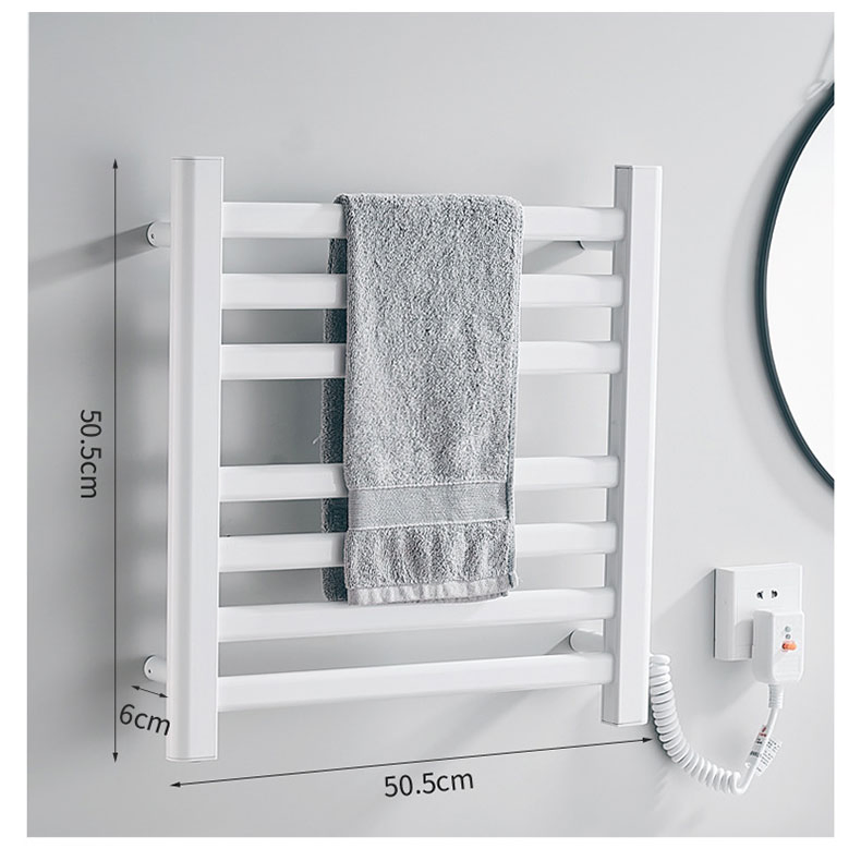 Электрический полотенцесушитель с полкой для ванной