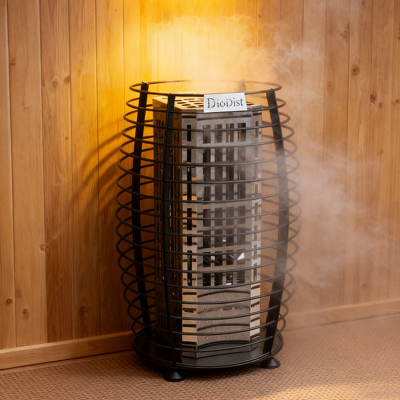 Компактный WiFi обогреватель для сауны из нержавеющей стали