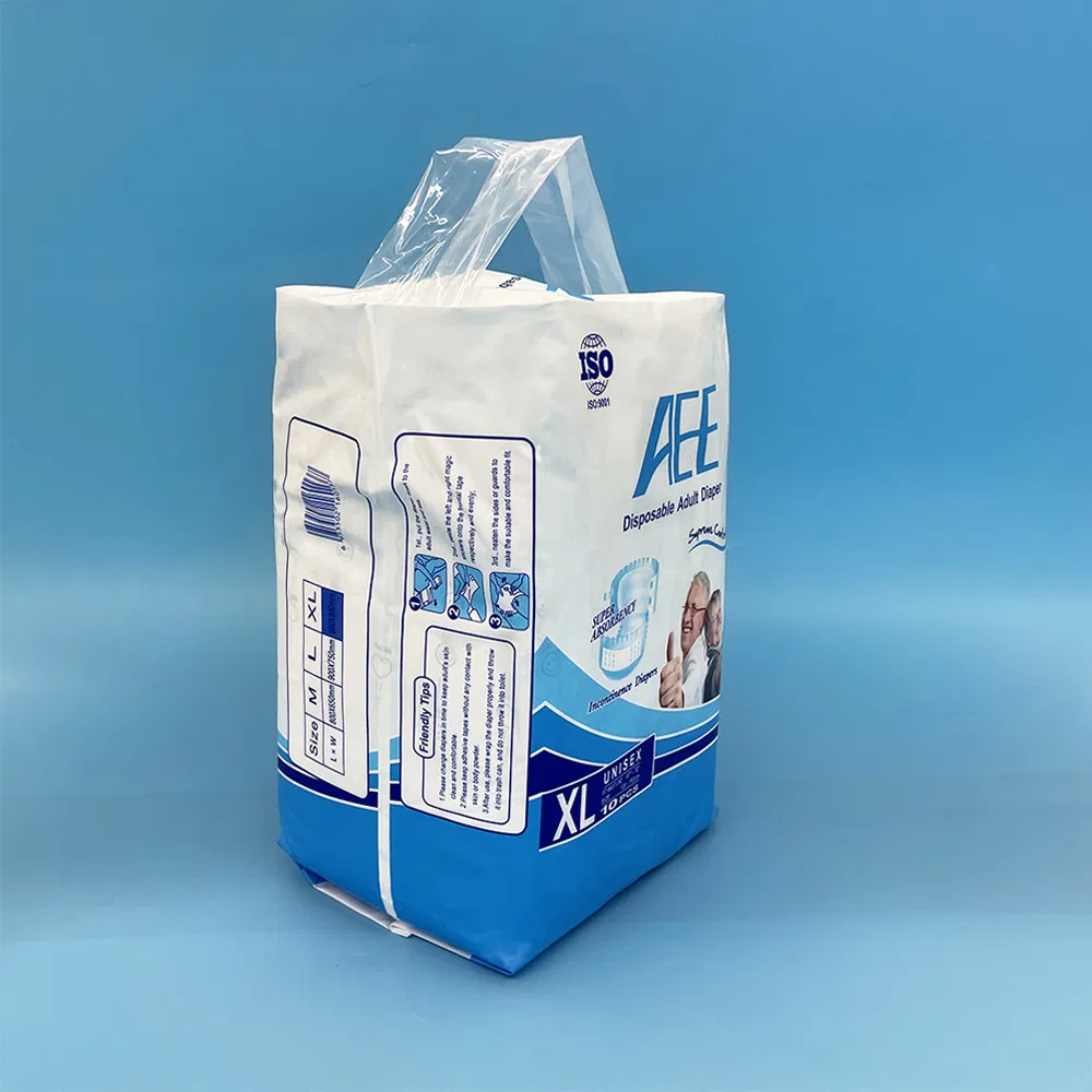 Manufacturer Hot Sale Disposable Premium with Printed Low Price Wholesales Adult Diapers