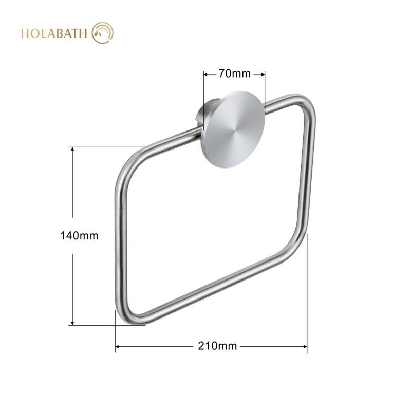 Полотенцедержатель из нержавеющей стали, хром