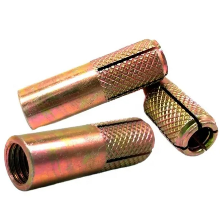 Анкерный болт распорный с насечкой, оцинкованный