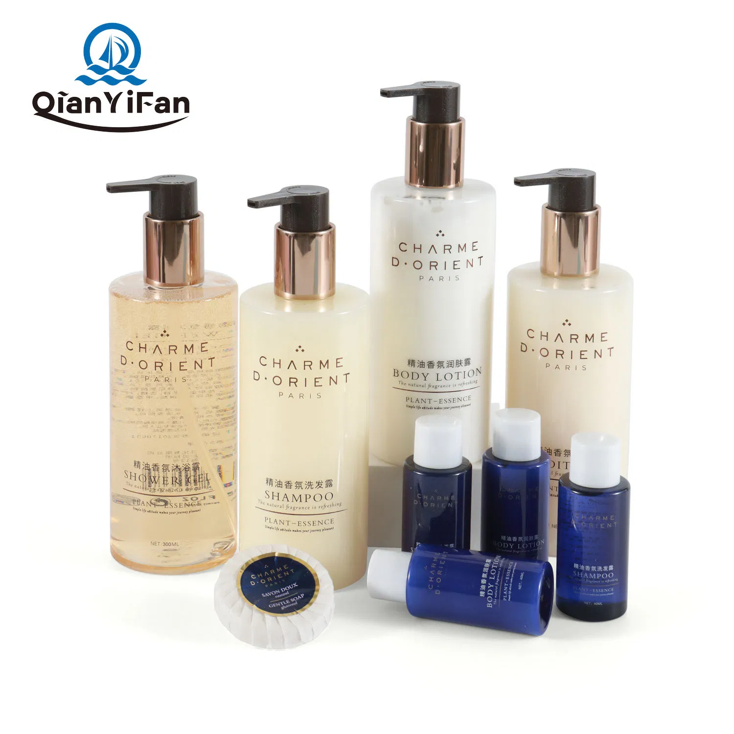 Customizable Disposable Hotel Shampoo, Shower Gel, Soap, and Toiletries Set for Star Hotels, Guest Rooms, and Amenities