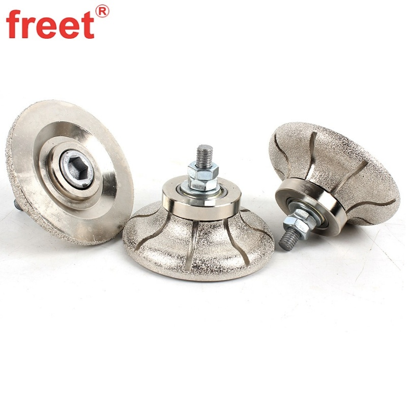 High-Performance Ogee F Vacuum Brazed Diamond Cutter for Stone Porcelain