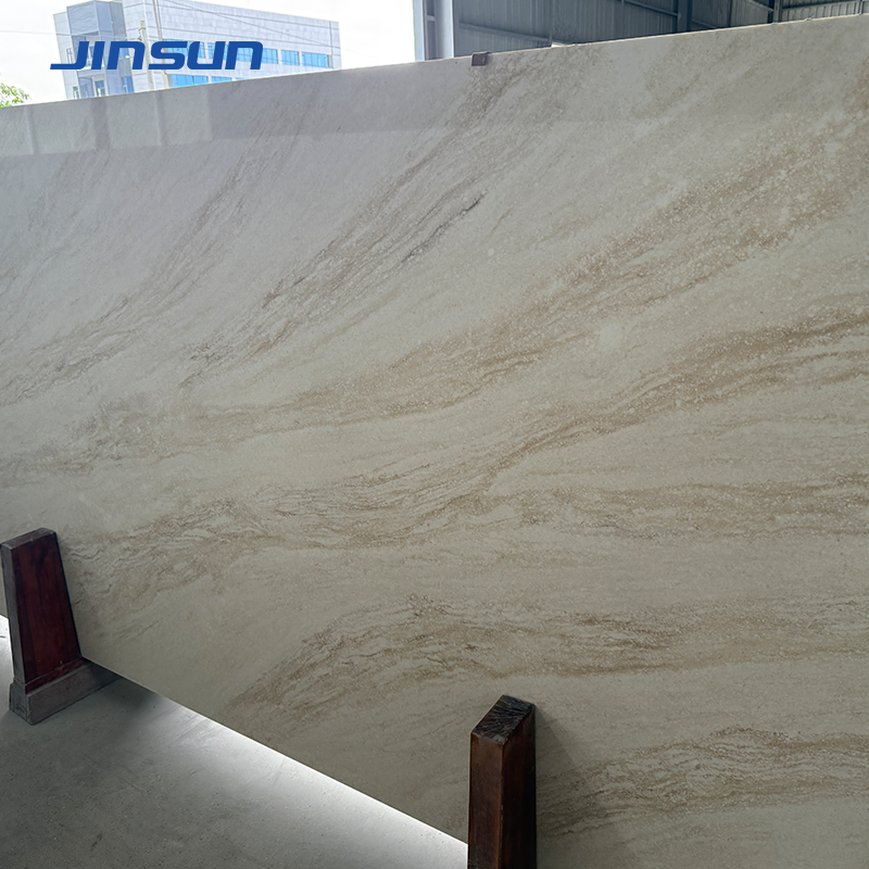Elegant 30mm Calacatta Quartz Stone for Chic Countertop Applications