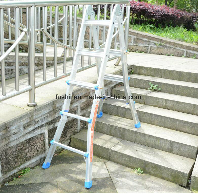 Outdoor Wooden Stepst Step Fiberglass Ladder Used Scaffolding for Sale