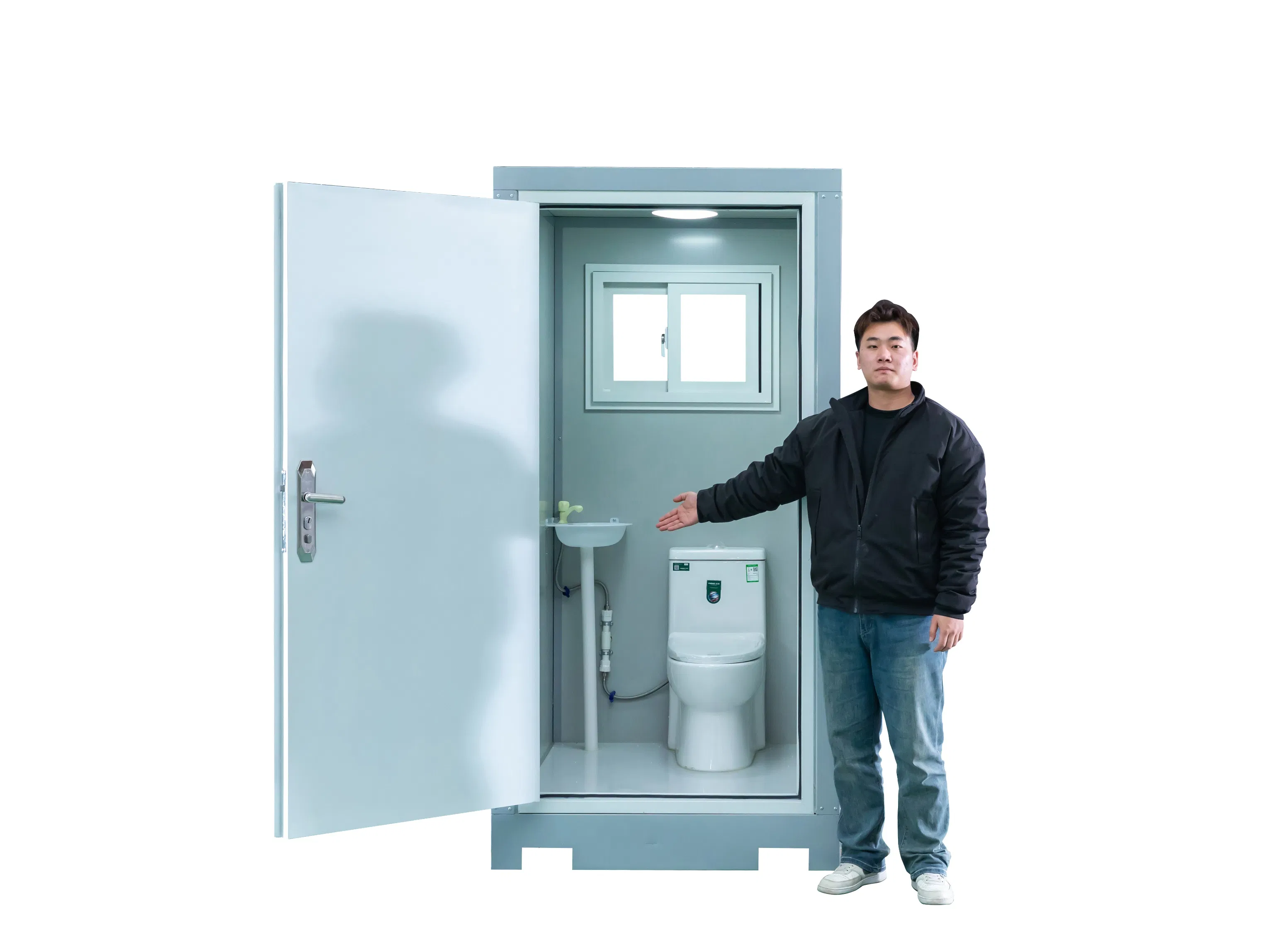 Manufacture Customized Park Resort Events Camp Ground Restroom Convenience Prefabricated Bathroom Washroom Restroom Water Closet Events Portable Lavatory Toilet