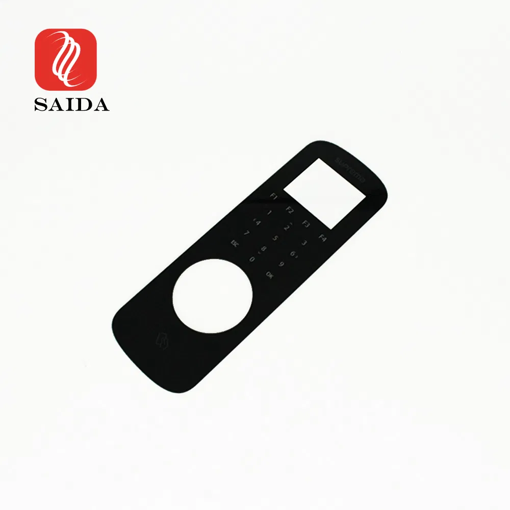 High Quality Tempered Front Protective Cover Glass Panel for Recognition Machine