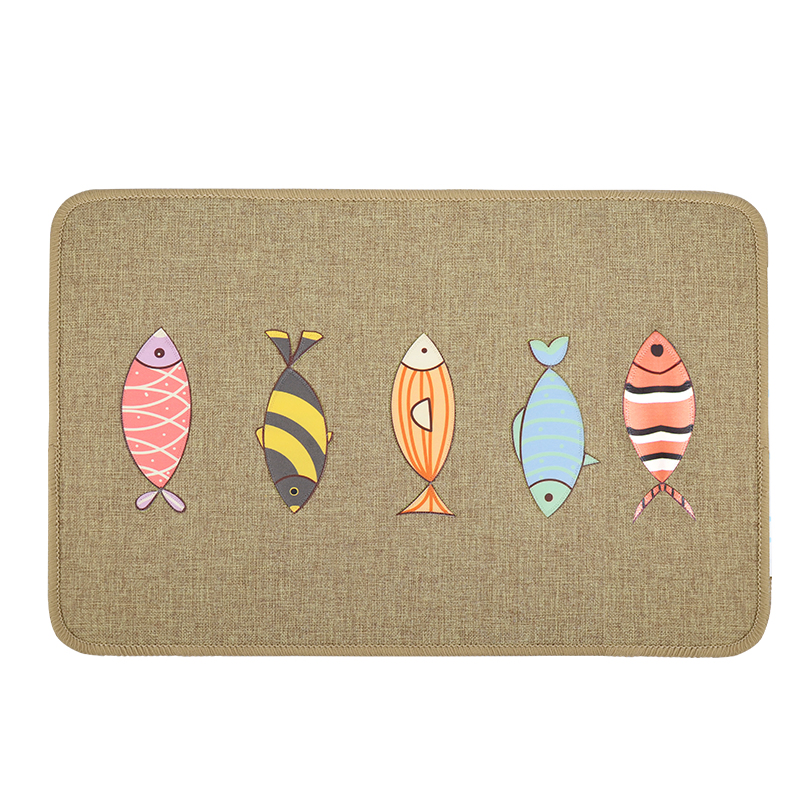 Premium Non-Slip Linen Fabric Mat for Ultimate Indoor Comfort