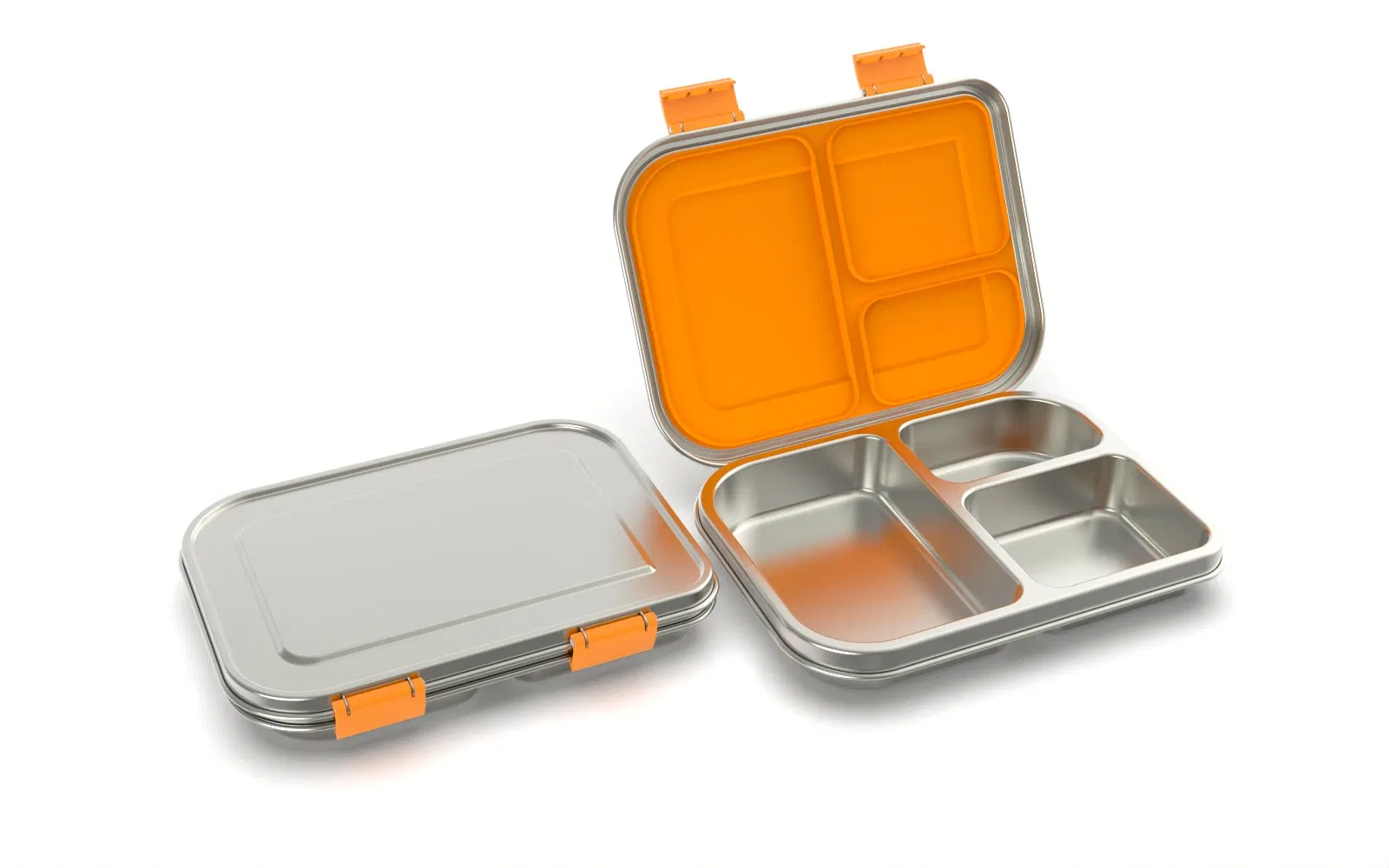 Детский ланчбокс Aohea из нержавеющей стали, зеленый